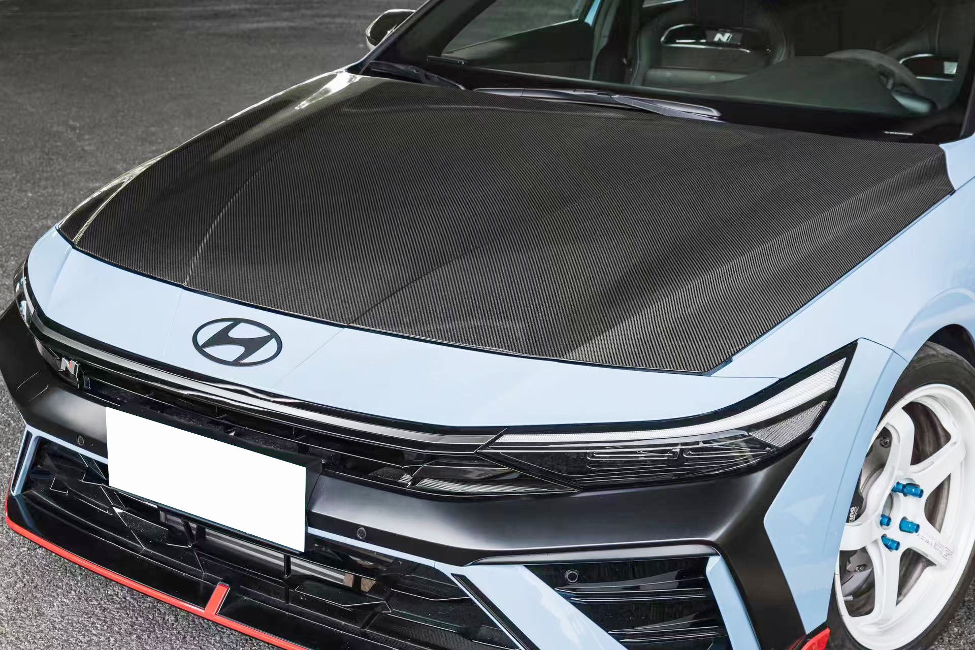 Hyundai Elantra/Elantra N Carbon Fiber Hood (2021-2025) OE Style