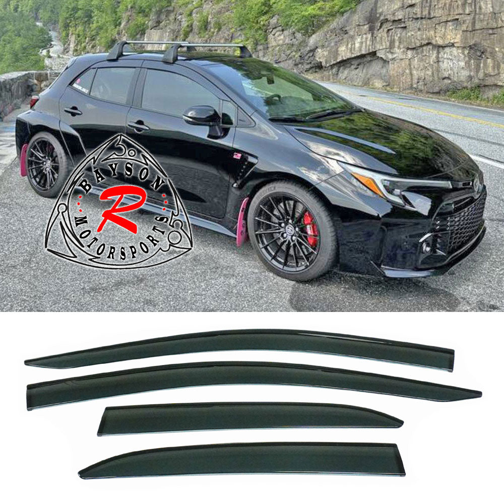 Genuine Toyota Window Visors For Corolla 2019-2025 – JDM Mugen Style, 4-Piece Set