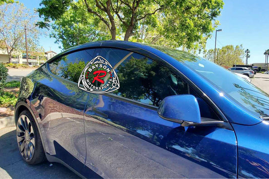 A Style Window Visors For 2020-2024 Tesla Model Y - Bayson R Motorsports