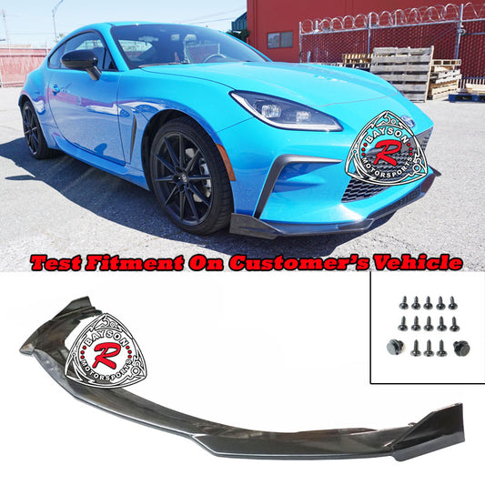 TM Style Front Lip For 2022-2024 Toyota GR86 - Bayson R Motorsports