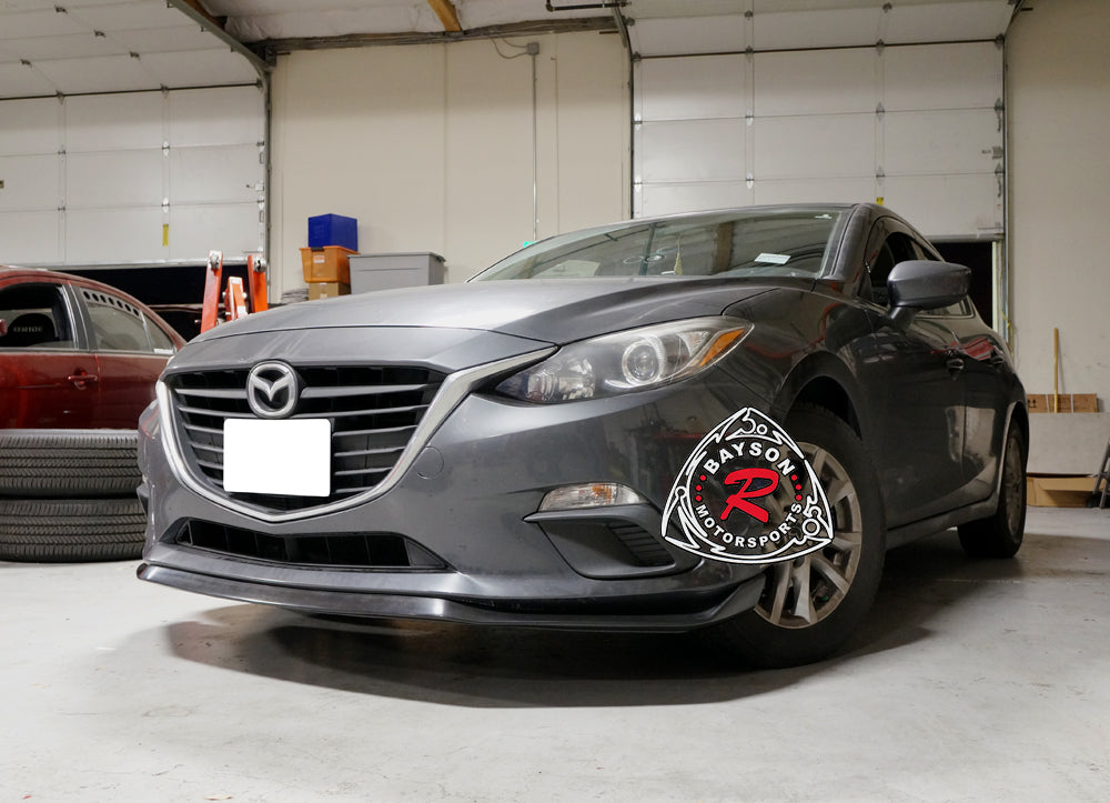 MS Style Front Lip For 2014-2016 Mazda 3 - Bayson R Motorsports