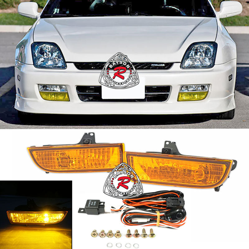 JDMAUTOHAUS 8pc White LED Interior Light Kit For Honda Prelude (1997-2001) – 6000K Direct Replacement