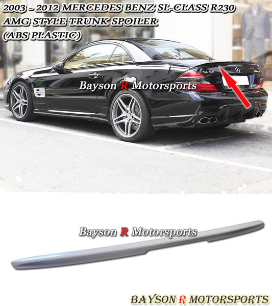 A-Style Spoiler For 2003-2012 Mercedes-Benz SL-Class (R230) - Bayson R Motorsports