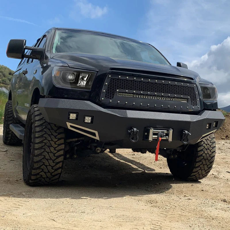 AlphaRex (LUXX-Series) 2007-2013 Toyota Tundra/2008-2017 Toyota Sequoia G2 LED Projector Headlights with Level Adjuster - Alpha-Black