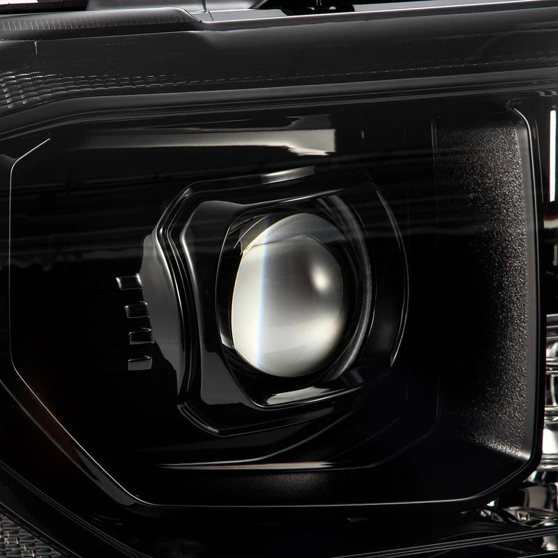 AlphaRex (LUXX-Series) 2007-2013 Toyota Tundra/2008-2017 Toyota Sequoia G2 LED Projector Headlights with Level Adjuster - Alpha-Black