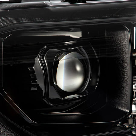 AlphaRex (LUXX-Series) 2007-2013 Toyota Tundra/2008-2017 Toyota Sequoia G2 LED Projector Headlights with Level Adjuster - Alpha-Black