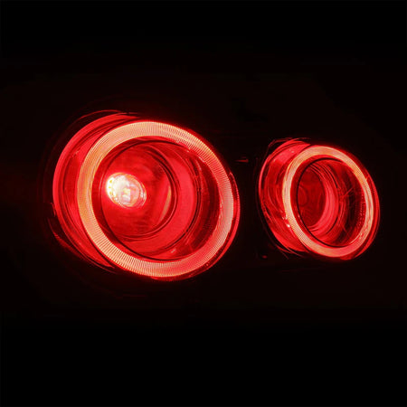 AlphaRex (NOVA-Series) 2009-2025 Nissan GT-R Prismatic LED Tail Lights - Light Smoke