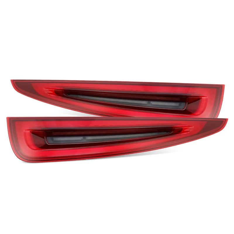 AlphaRex (NOVA-Series) 2012-2016 Porsche 911 (991.1) Prismatic LED Tail Lights - Red Smoke