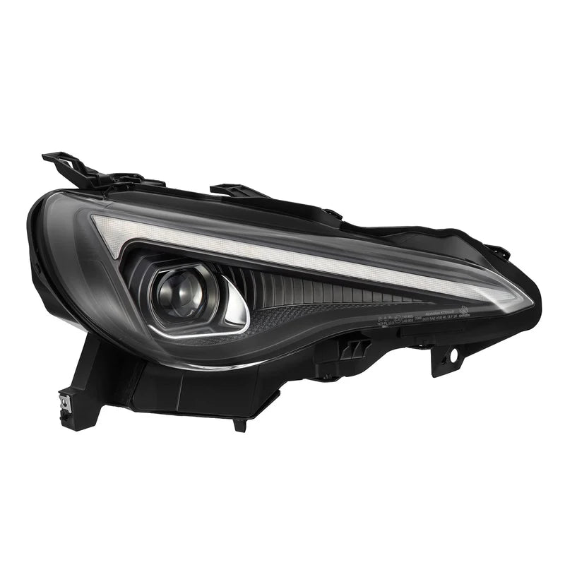 AlphaRex (LUXX-Series) 2013-2016 Scion FR-S / 2017-2020 Toyota 86 / 2013-2020 Subaru BRZ LED Projector Headlights - Black
