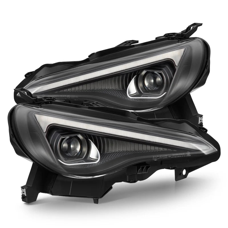 AlphaRex (LUXX-Series) 2013-2016 Scion FR-S / 2017-2020 Toyota 86 / 2013-2020 Subaru BRZ LED Projector Headlights - Black