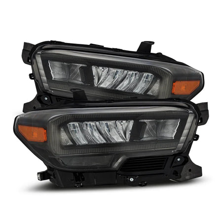 AlphaRex (LUXX-Series) 2016-2023 Toyota Tacoma LED Crystal Headlights - Alpha-Black