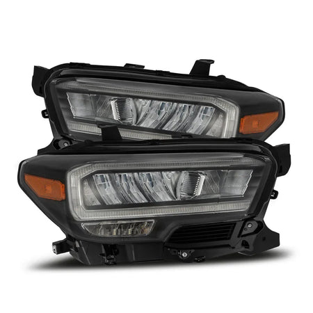 AlphaRex (LUXX-Series) 2016-2023 Toyota Tacoma LED Crystal Headlights - Black
