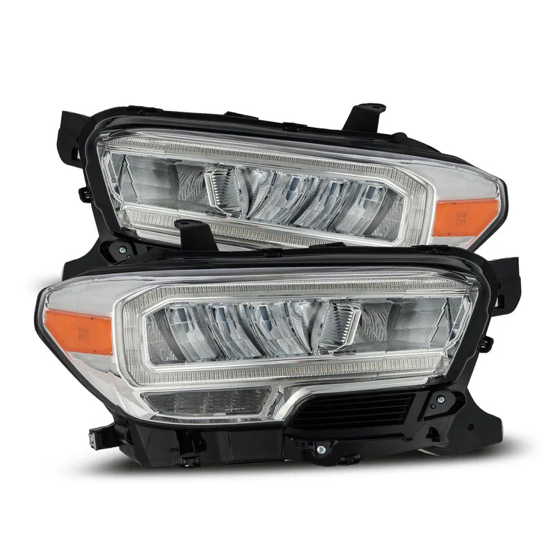 AlphaRex (LUXX-Series) 2016-2023 Toyota Tacoma LED Crystal Headlights - Chrome