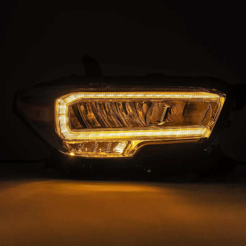 AlphaRex (LUXX-Series) 2016-2023 Toyota Tacoma LED Crystal Headlights - Chrome