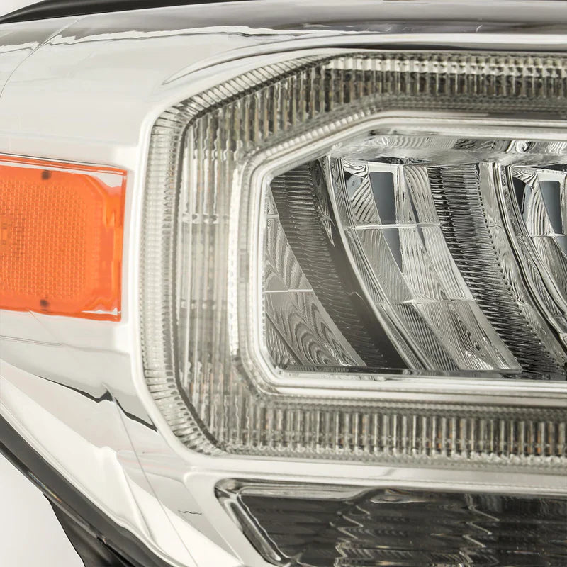 AlphaRex (LUXX-Series) 2016-2023 Toyota Tacoma LED Crystal Headlights - Chrome