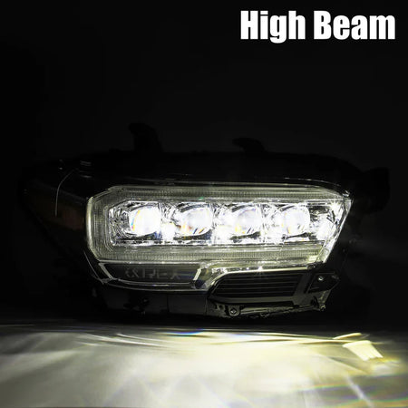 AlphaRex (NOVA-Series) 2016-2023 Toyota Tacoma LED Projector Headlights - Chrome