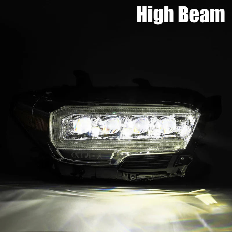 AlphaRex (NOVA-Series) 2016-2023 Toyota Tacoma LED Projector Headlights - Black