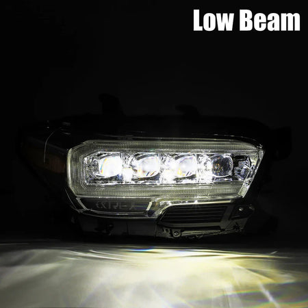 AlphaRex (NOVA-Series) 2016-2023 Toyota Tacoma LED Projector Headlights - Chrome