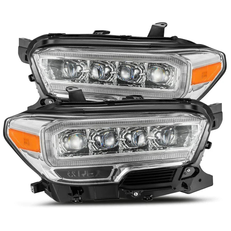 AlphaRex (NOVA-Series) 2016-2023 Toyota Tacoma LED Projector Headlights - Chrome