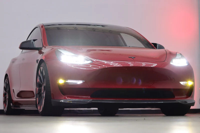 2017-2023 Tesla Model-3/2020-2024 Model-Y DoubleTap Dual Color LED Projector Fog Lights