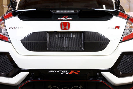 APR Performance License Plate Backing (Carbon) For 2017-2021 Honda Civic Type R - Bayson R Motorsports