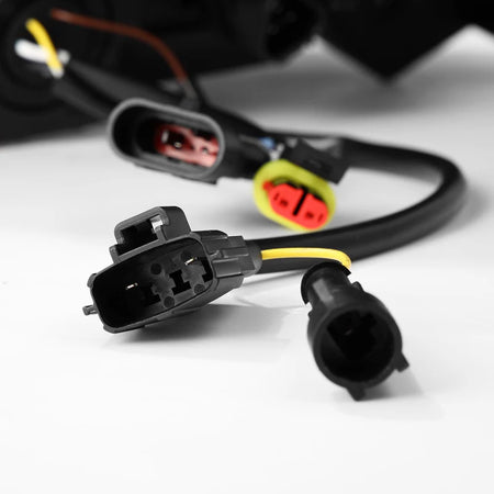 AlphaRex (NOVA-Series) 2022-2025 Toyota Tundra/Sequoia LED Projector Headlights - Alpha-Black/White DRL (Converter Required)