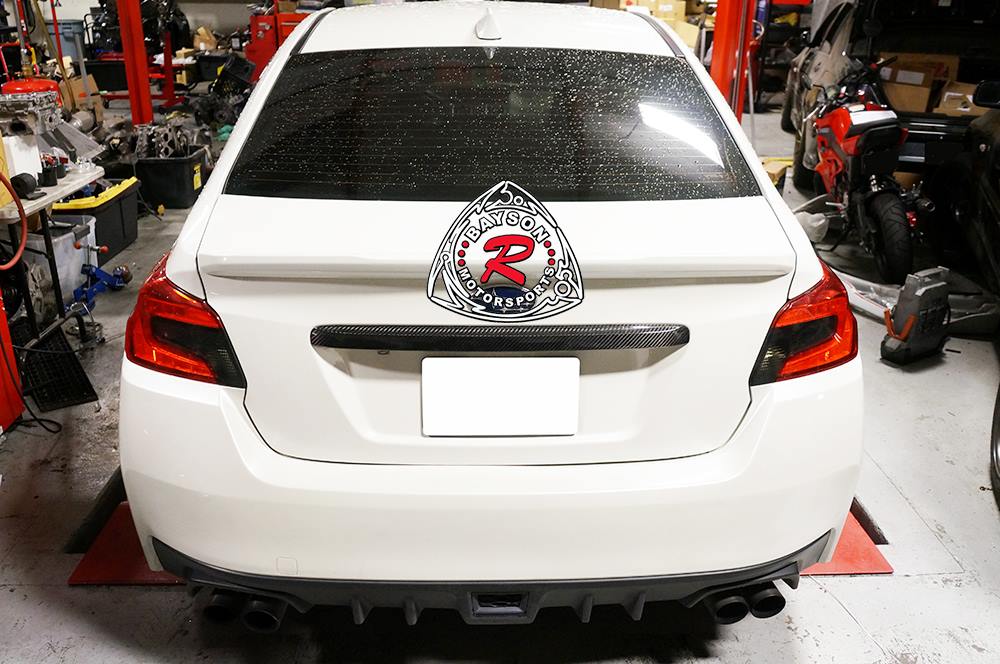 Real Carbon Fiber Rear Trunk Tailgate Trim Cover For 2015-2021 Subaru WRX STi – HDC Autosports