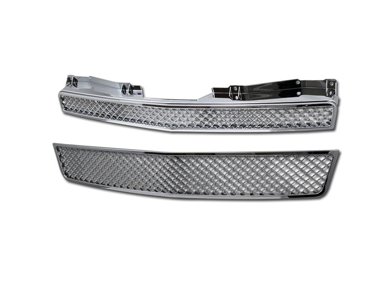 Armordillo 2007-2014 Chevy Avalanche Mesh Grille Chrome - Bayson R Motorsports