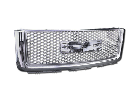 Armordillo 2007-2013 GMC Sierra 1500 OE - Denali Style Grille Chrome - Bayson R Motorsports