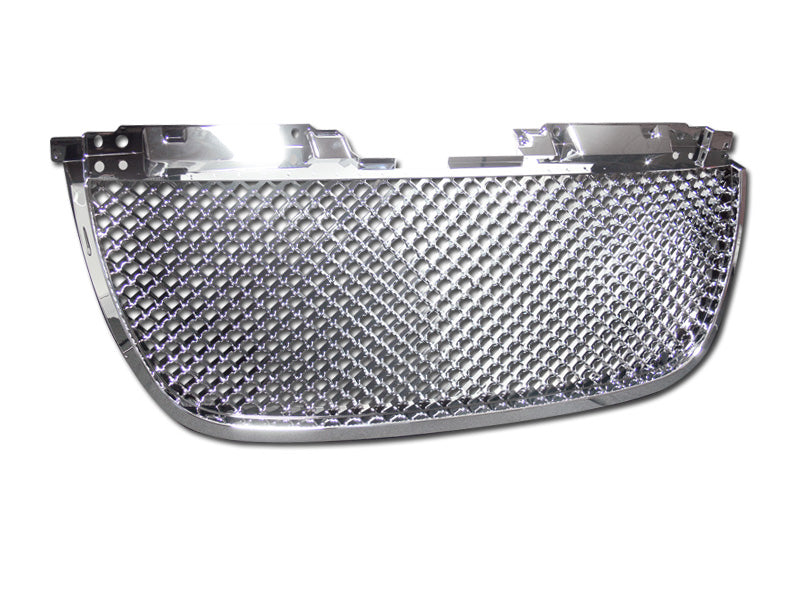 Armordillo 2007-2014 GMC Yukon XL Mesh Grille Chrome - Bayson R Motorsports