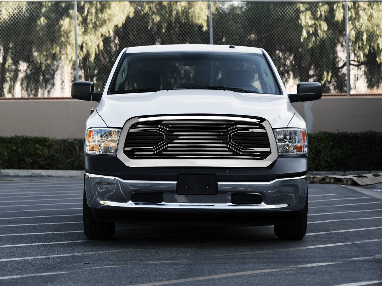 Armordillo 2013-2018 Dodge Ram 1500 OE Style Grille - Chrome - Bayson R Motorsports