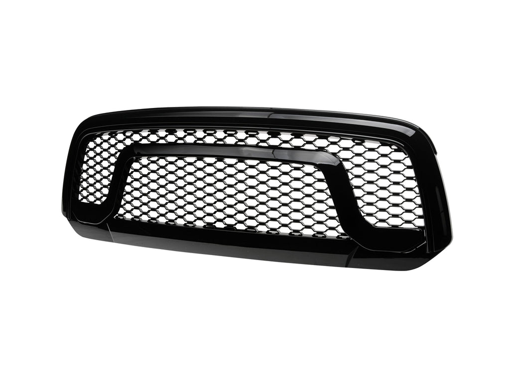 Armordillo 2013-2018 Dodge Ram 1500 OE Style Grille - Gloss Black - Bayson R Motorsports