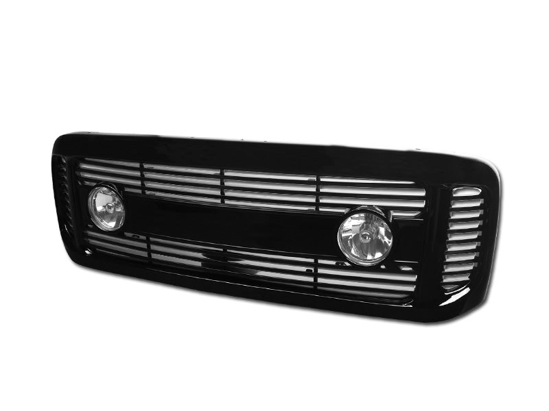 Armordillo 1999-2004 Ford Super Duty F-250/F-350/F-450 Horizontal Grille Gloss Black - Bayson R Motorsports