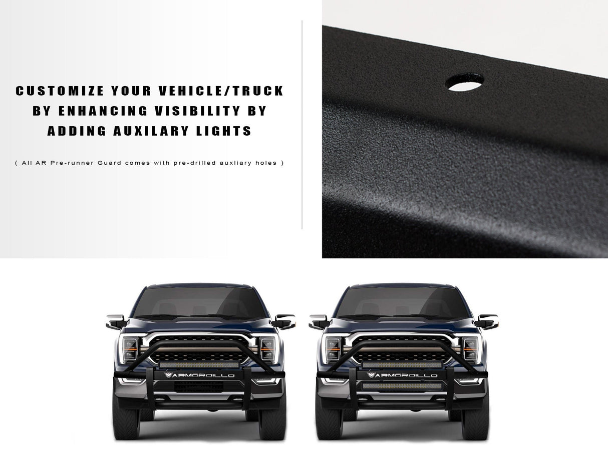 Armordillo 2019-2021 Dodge Ram 1500 AR Pre-Runner Guard - Matte Black (Excluding Rebel and Warlock models) - Bayson R Motorsports