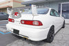 MU V2 Style Trunk Spoiler (Fiberglass) w/ Emblems For 1994-2001 Acura Integra DC2 3 Door