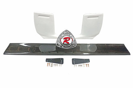 MU V2 Style Trunk Spoiler (Carbon Fiber) w/ Emblems For 1994-2001 Acura Integra DC2 3 Door - Bayson R Motorsports
