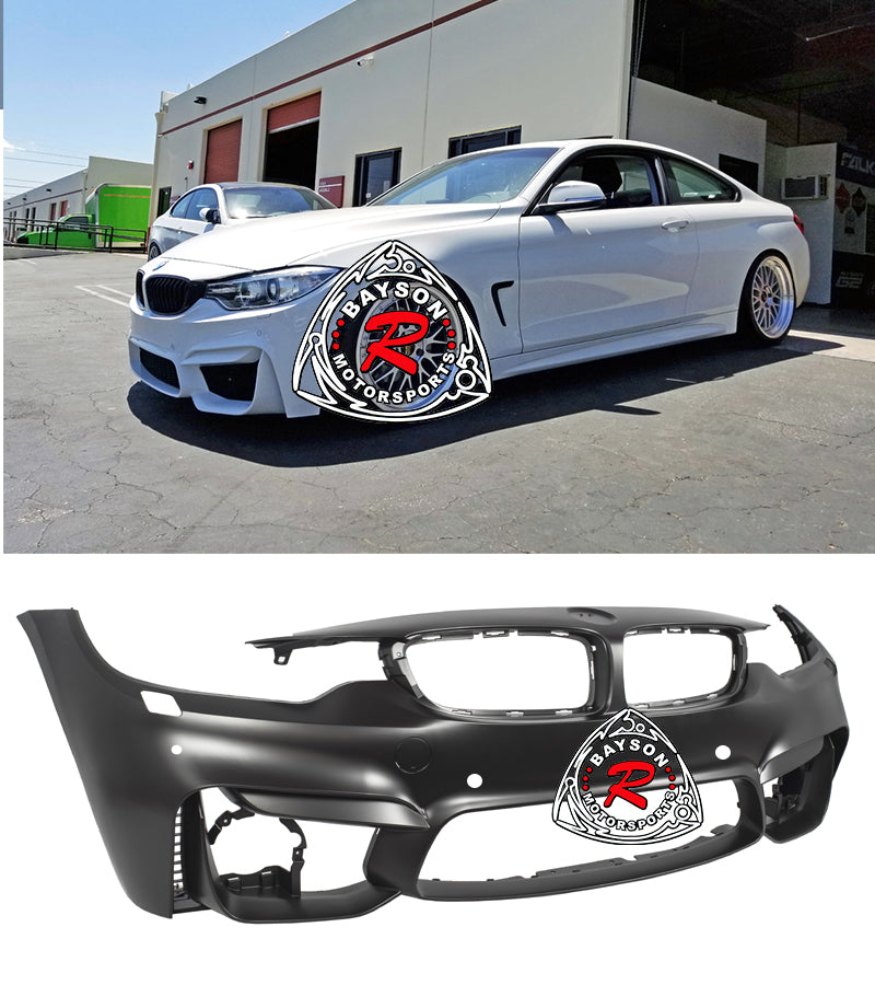 M4 Style Front Bumper For 2014-2020 BMW 4 Series F32 / F33 / F36 - Bayson R Motorsports