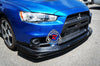 VT Style Front Lip with Lower Splitter For 2008-2015 Mitsubishi Lancer Evolution X - Bayson R Motorsports