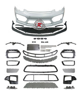 GT4 Style Front Bumper w/DRL (without Headlight Washer Holes) For 2013-2016 Porsche 981 Cayman Boxster - Bayson R Motorsports