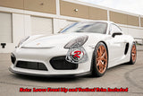 GT4 Style Front Lip with Vertical Trim For 2016 Porsche Cayman GT4 / Boxster Spyder (981) - Bayson R Motorsports