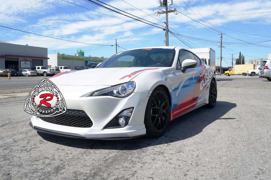 GV Style Front Lip w/ Splitter For 2012-2016 Scion FR-S - Bayson R Motorsports