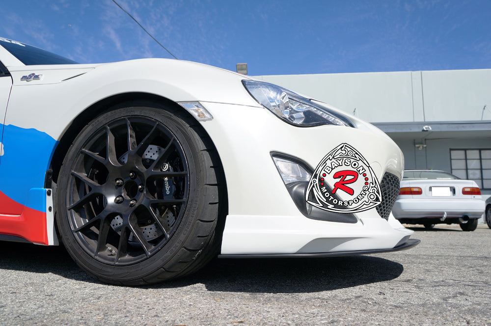 GV Style Front Lip w/ Splitter For 2012-2016 Scion FR-S - Bayson R Motorsports