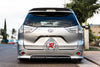 MP Style Rear Aprons w/ CK Style Rear Diffuser For  2011-2020 Toyota Sienna SE - Bayson R Motorsports