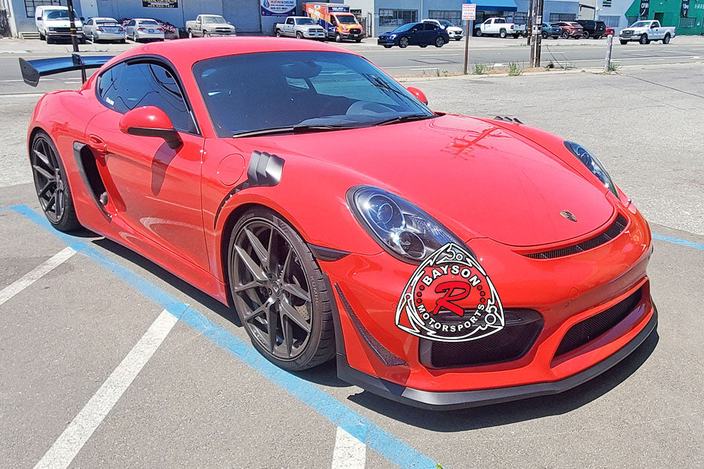 Porsche Cayman GT4/Boxster Spyder 981 Carbon Fiber Front Bumper