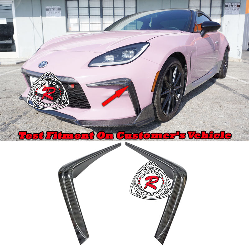 TM Style Canards (Carbon Fiber) For 2022-2024 Toyota GR86