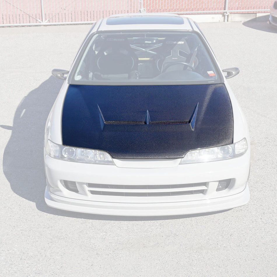 JS Style (Carbon Fiber) Hood For 1994-2001 Acura Integra (With JDM Front End)