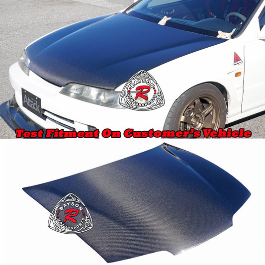 OE Style Hood (Carbon Fiber) For 1994-2001 Acura Integra With JDM Front End - Bayson R Motorsports