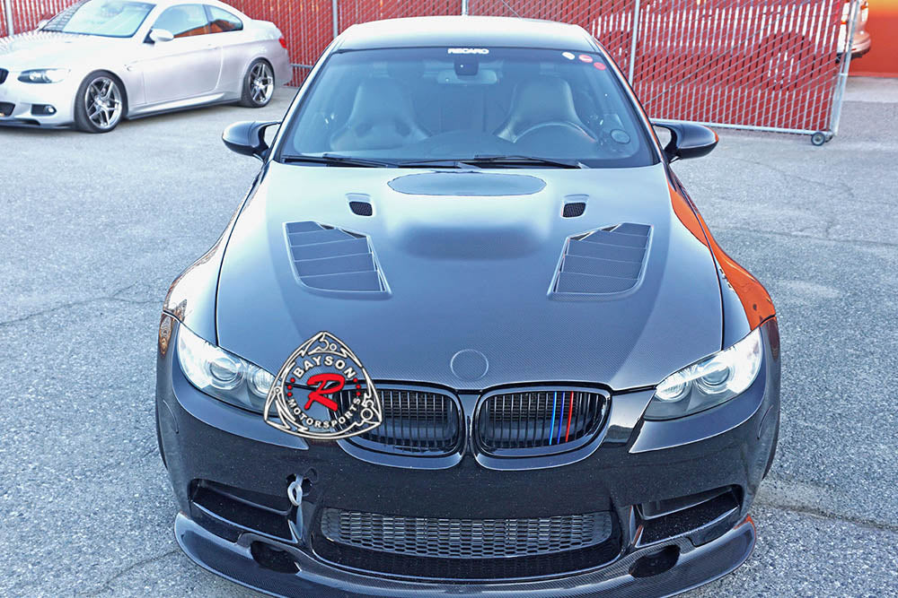 VR Style Hood (Carbon Fiber) For 2008-2013 BMW M3 ONLY E92 - Bayson R Motorsports