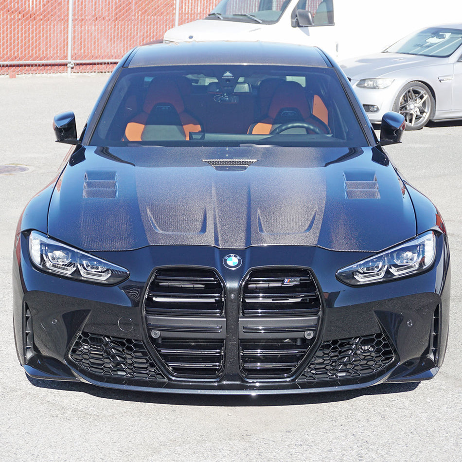 VT Style (Carbon Fiber) Hood For 2021-2025 BMW M3 (G80)/M4 (G82/G83)