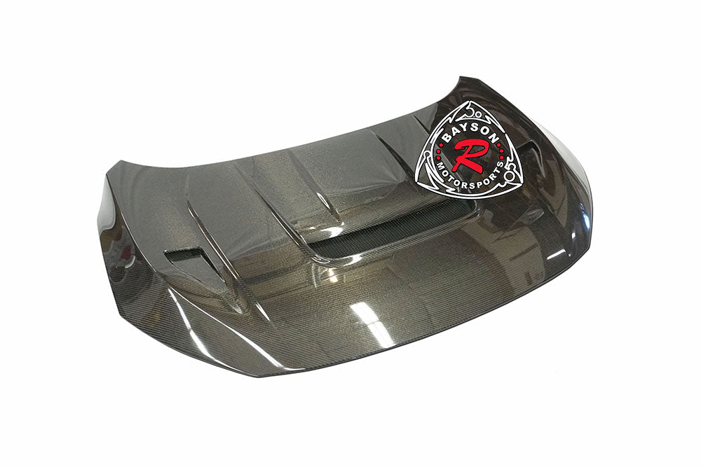 VR Style Hood (Carbon Fiber) For 2017-2021 Honda Civic Type-R - Bayson R Motorsports